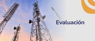 Banner de imagen con Antenas eléctricas y texto "Evaluación"