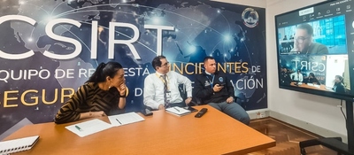 Foto de la instalación del Puesto de Mando Unificado Ciber (PMU Ciber)