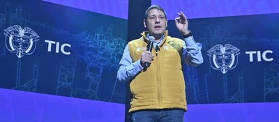 Foto del ministro Mauricio Lizcano en The Biz Fest 2023