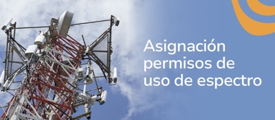 Banner asignación permisos de usos de espectro
