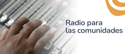 Banner "Radio para las comunidades"
