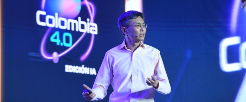 Foto de Daniel Lim en el inicio de Colombia 4.0