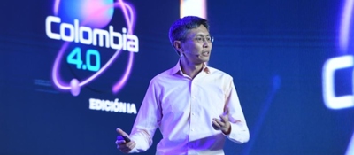 Foto de Daniel Lim en el inicio de Colombia 4.0