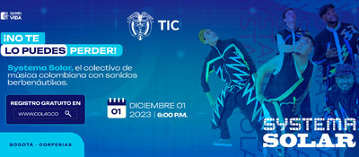 Imagen diseñadas del evento de cierre con Sistema Solar