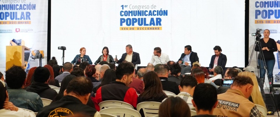 Foto del primer ‘Congreso de Comunicación Popular’