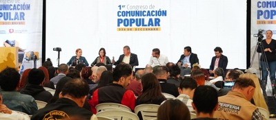 Foto del primer ‘Congreso de Comunicación Popular’