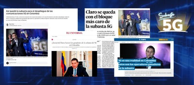 Pantallazos de imágenes de noticias internacionales a cerca del Ministro Mauricio Lizcano