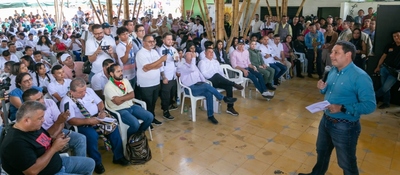 Foto de beneficiarios de resguardo indigena