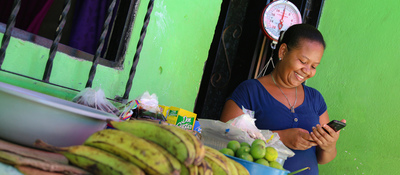 Foto de beneficiaria