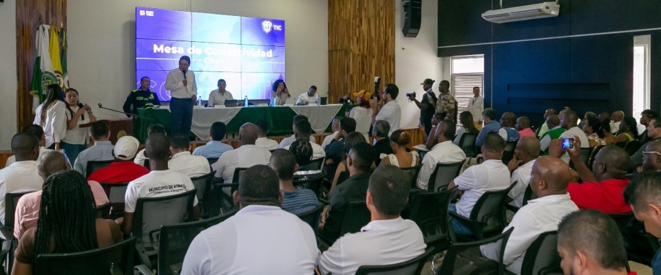Foto del ministro TIC en Chocó