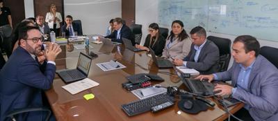 Foto de asistentes a la reunión