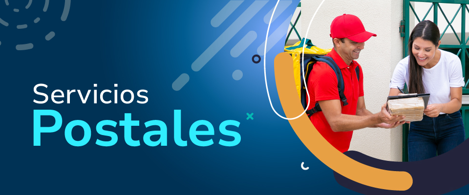 Imagen diseñada para "Servicios Postales"
