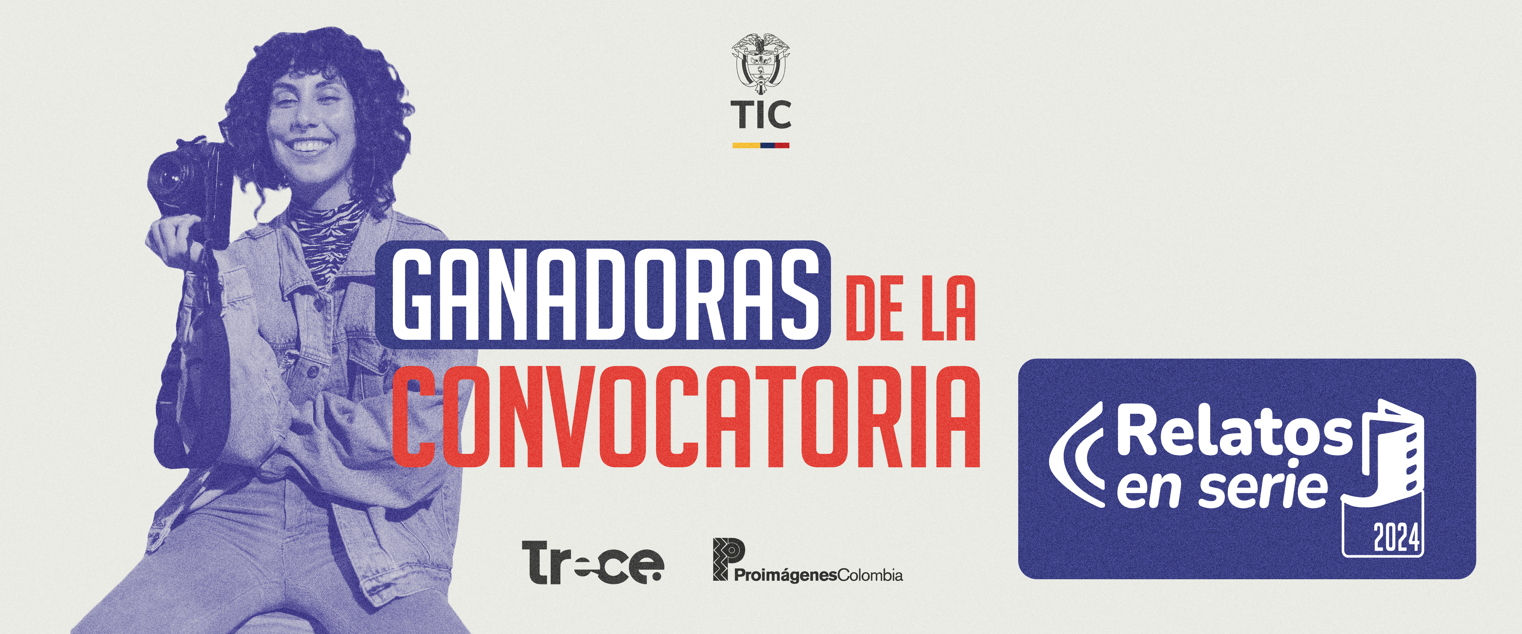 Imagen diseñada para ganadores de la convocatoria 'Relatos en serie'