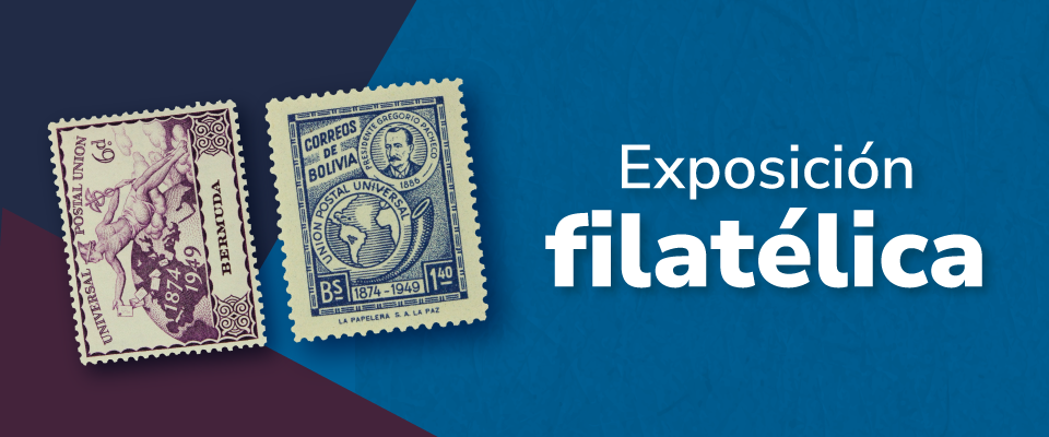 Imagen diseñada para 'Exposición Filatélica'