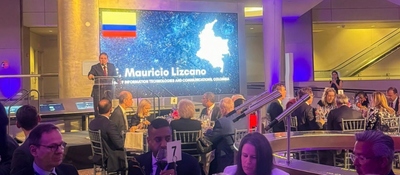 Foto del ministro TIC en Nueva York