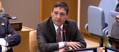 Foto del ministro TIC en Nueva York