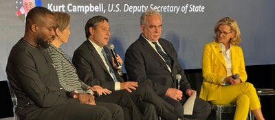 Foto del Ministro TIC en la Cumbre del Futuro en Nueva York