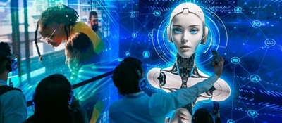 Imagen diseñadas con referencia a la Inteligencia Artificial