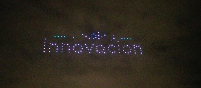 Foto de la presnetacion de los drones