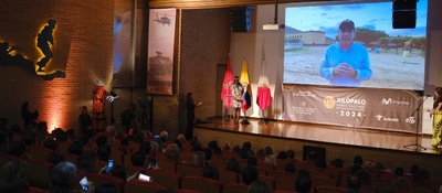 Foto de la intervención del ministro TIC en los Premios Xilópalo 2024