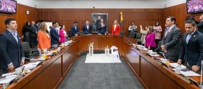Foto del debate en la Comisión Sexta del Senado