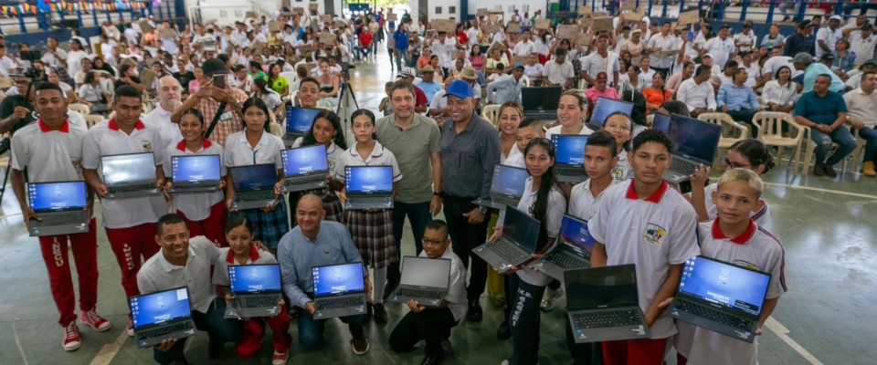 Foto de niños beneficiarios
