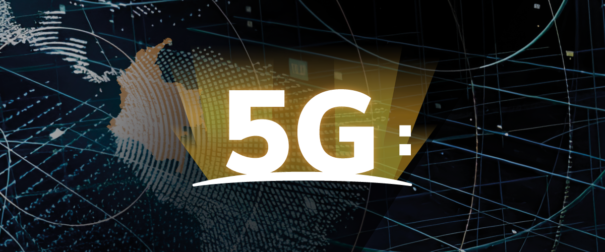 Imagen diseñada con el texto 5G Imagen diseñada con el texto 5G