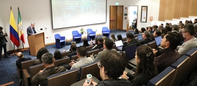 Foto del ministro TIC (E) en la presentación del Conpes de Inteligencia Artificial Foto del ministro TIC (E) en la presentación del Conpes de Inteligencia Artificial