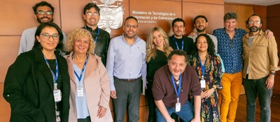 Foto del Ministerio TIC y los representantes de la industria audiovisual Foto del Ministerio TIC y los representantes de la industria audiovisual