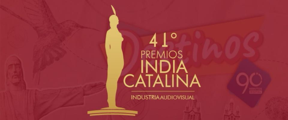 Imagen diseñada con resaltanda la edición 41 y la estatuilla