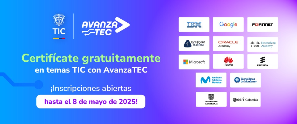 Imagen diseñada para las inscripciones abiertas de AvanzaTEC 2025