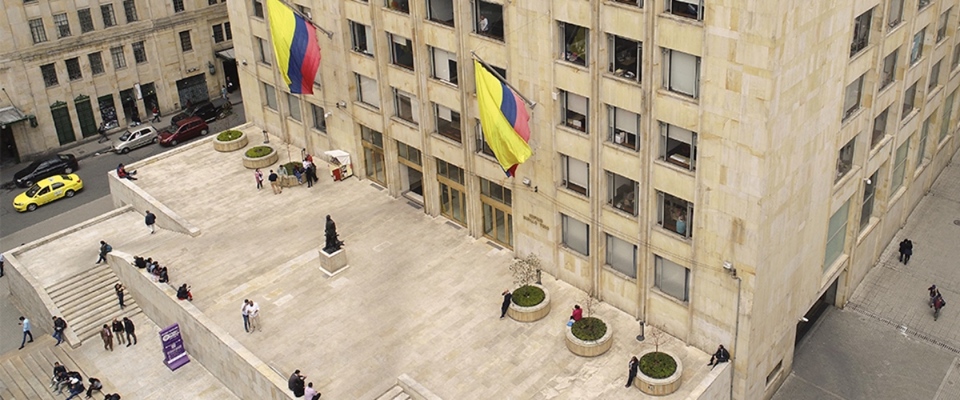 Foto de la sede del Ministerio TIC