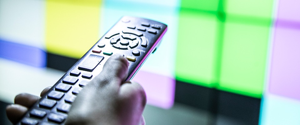 Foto de control remoto de TV Foto de control remoto de TV