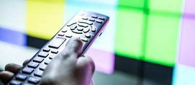 Foto de control remoto de TV Foto de control remoto de TV