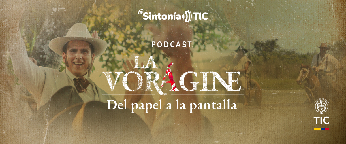 Imagen diseñada para 'Sintonía TIC' Podcast La Vorágine