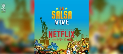 Imagen diseñada para La Salsa Vive' en Netflix