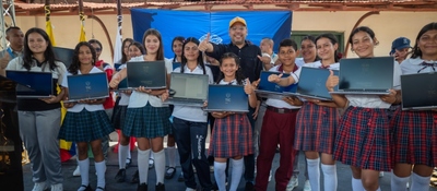 Foto de beneficaris de la región