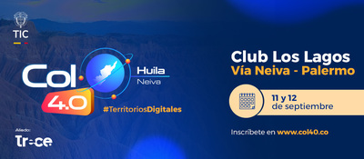 Imagen diseñada para evento Col 4.0 Huila, Neiva