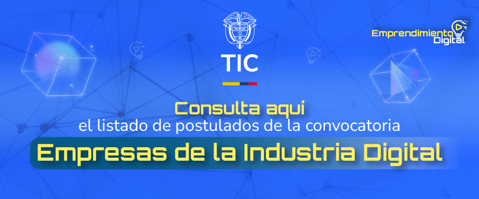 Imagen diseñada que informa sobre la lista de postulados