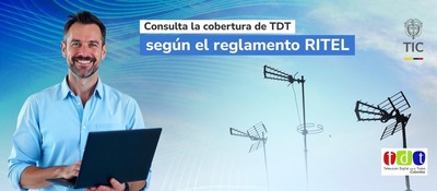Imagen diseñada para 'Cobertura TDT según Reglamento RITEL'