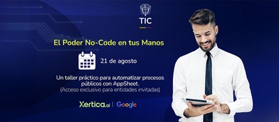 Imagen diseñada para 'El Poder No-Code en tus Manos'