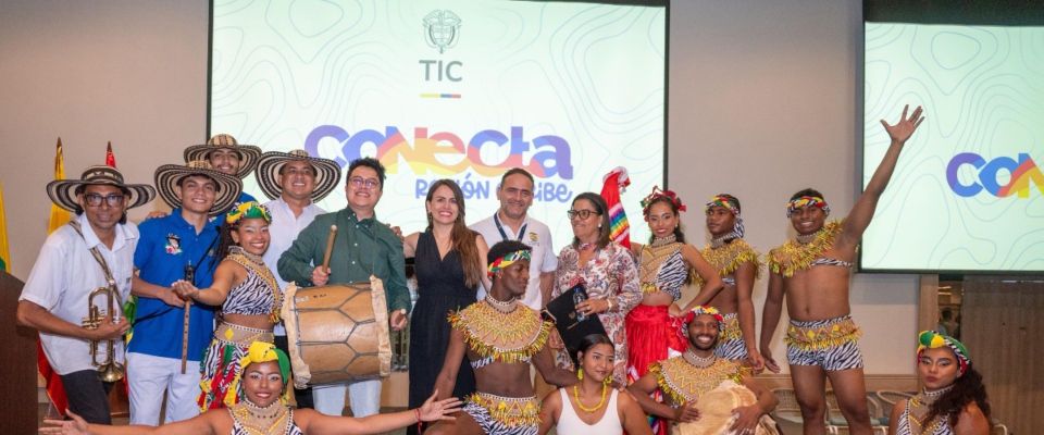 Foto del lanzamiento ‘Conecta Región Caribe’