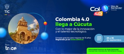 Imagen diseñada para invitar a Col40 Norte de Santander
