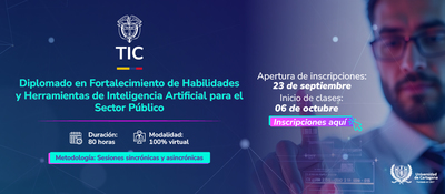 Imagen diseñada para promover el diplomado para funcionarios públicos