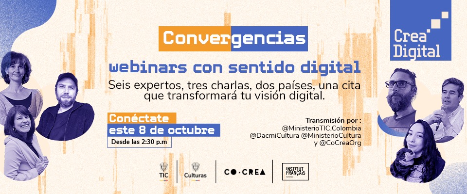Imagen diseñada para Crea Digital 'Convergencias'