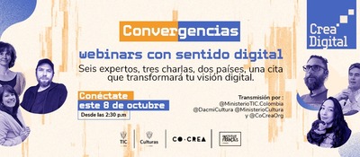 Imagen diseñada para Crea Digital 'Convergencias'