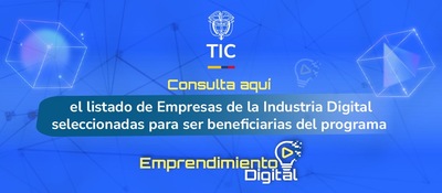 Imagen diseñada para pormocionar el listado de seleccionados d ela convocatoria