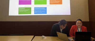 Foto de presentadores de la capacitación