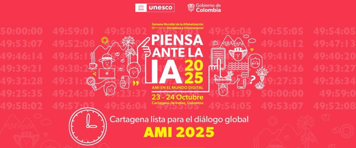 Imagen diseñada sobrfe la semana mundial de alfabetización mediática