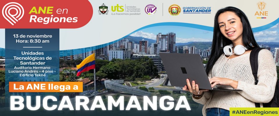 Imagen diseñada invitando el encuentro departamental ANE en Regiones Bucaramanga
